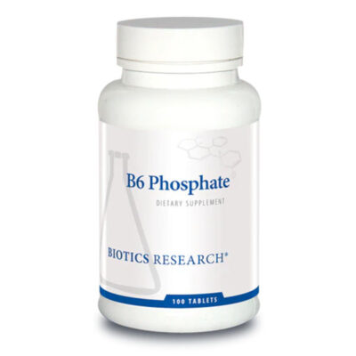 B<SUB>6</SUB> PHOSPHATE (Biologically Active Vitamin B<SUB>6</SUB>)  -  100 Tablets