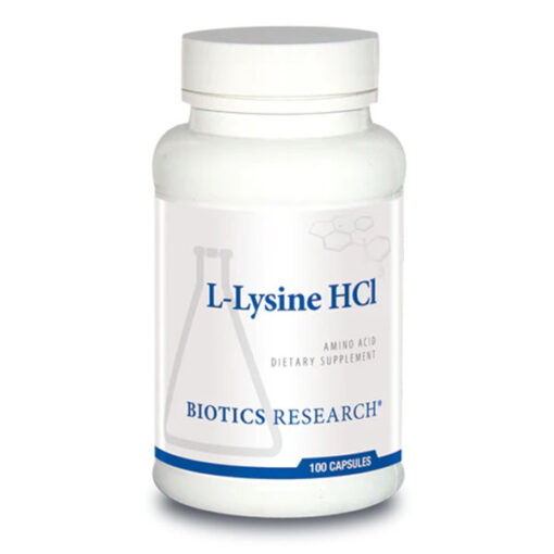 L-LYSINE (Essential Amino Acid)  -  100 Capsules