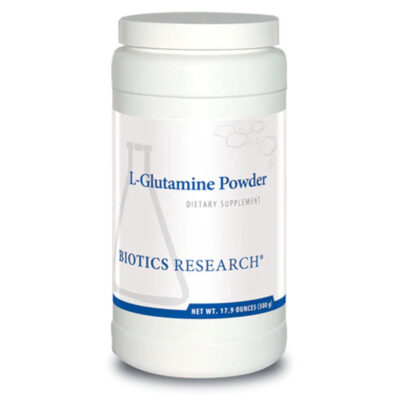 L-GLUTAMINE POWDER (Free-Form Amino Acid - Muscle & GI Repair)  -  500 Grams